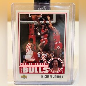 Michael Jordan rookie card upper deck #1